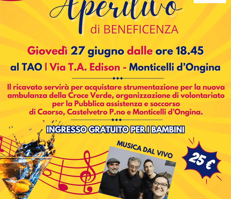 Aperitivo di Beneficenza