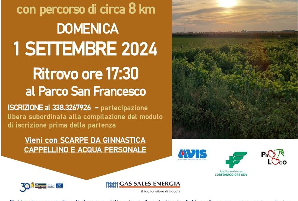 Camminata al Tramonto – Rassegna “Passo dopo Passo”
