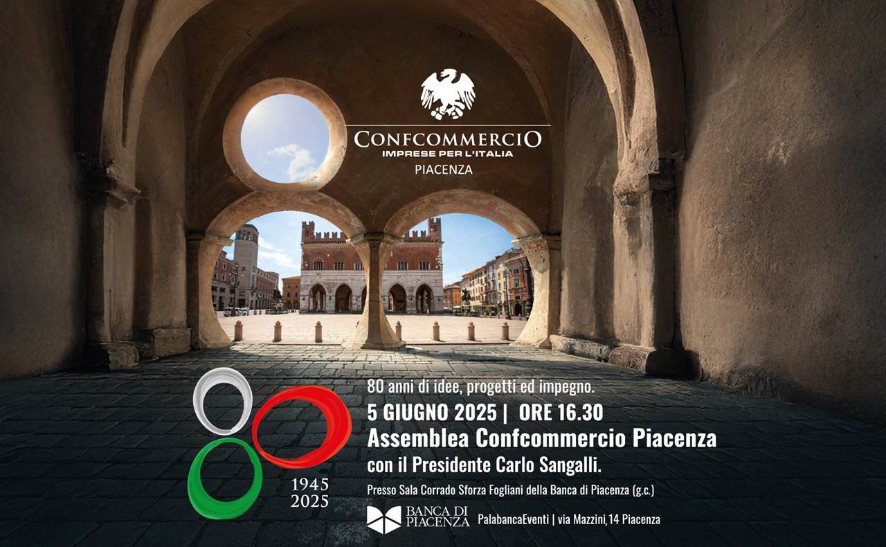 Locandina Assemblea Confcommercio Piacenza