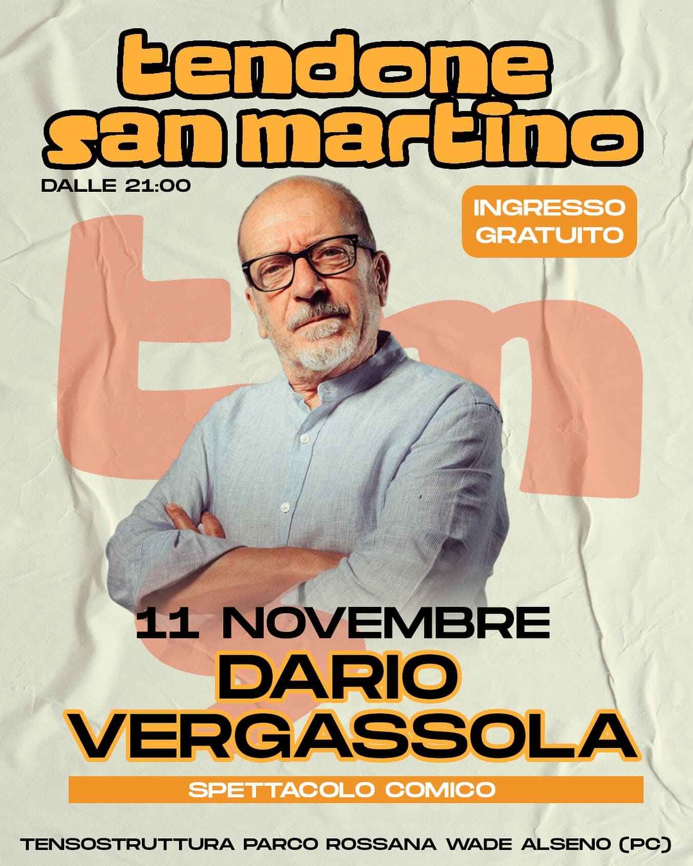 Festa di San Martino – Spettacolo Comico di Dario Vergassola