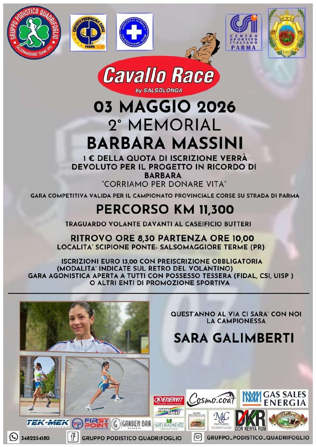 Cavallo Race &ndash; 2&deg; Memorial Barbara Massini