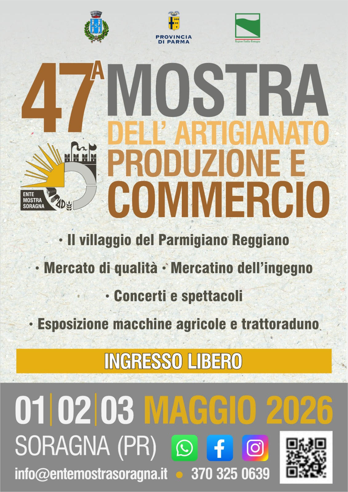 Mostra dell&rsquo;Artigianato, Produzione e Commercio di Soragna