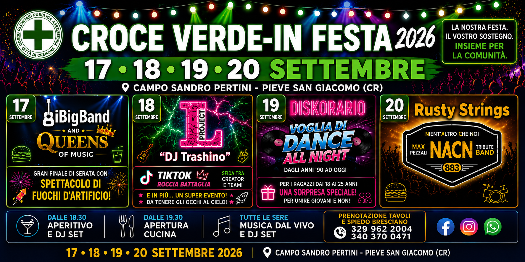 Croce Verde in Festa 2026